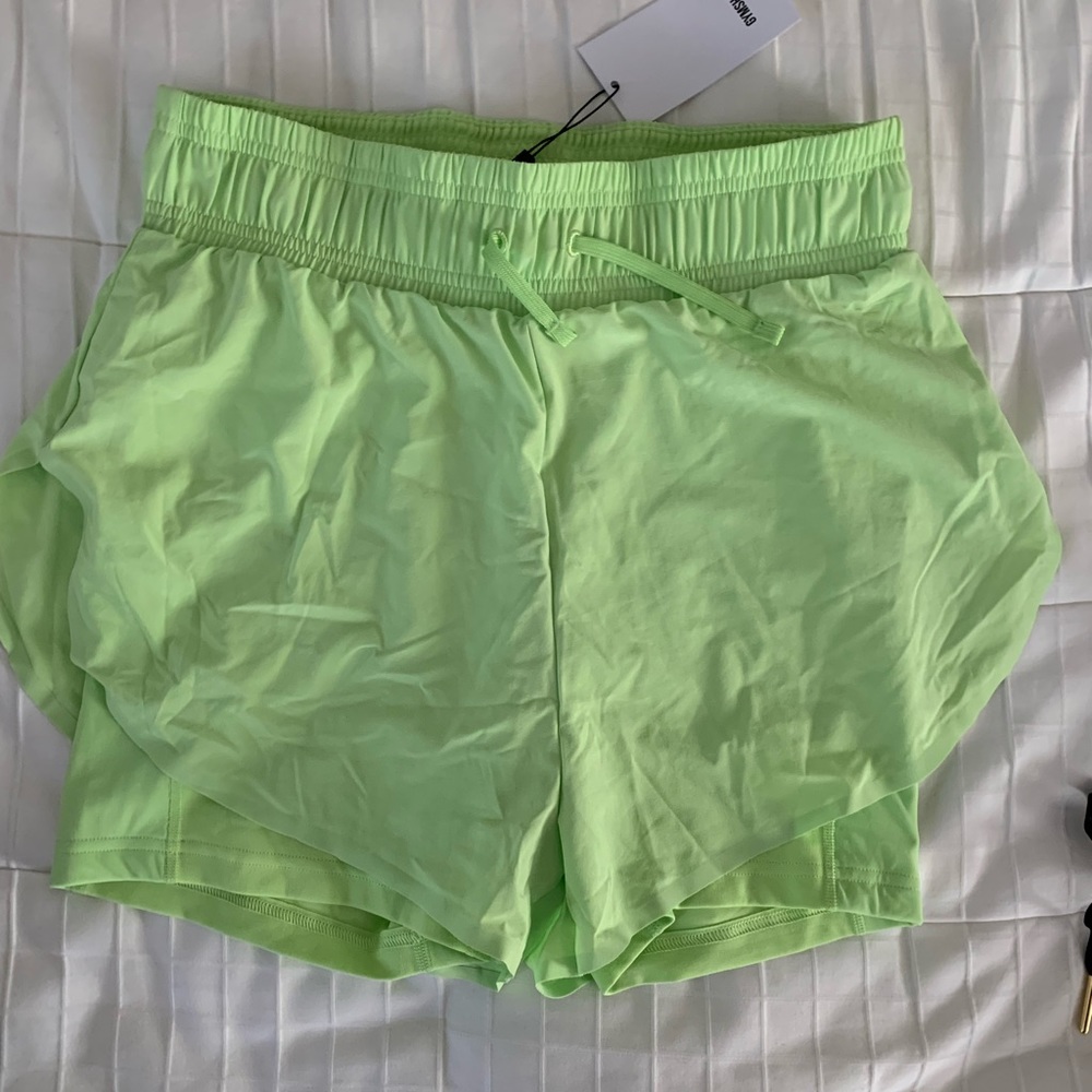 GymShark V2 Neon Green Speed Shorts
